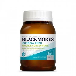 【胶囊因天气原因融化不理赔】Blackmores 澳佳宝 无腥味双倍浓缩型深海鱼油迷你胶囊 400粒 保质期2027.11